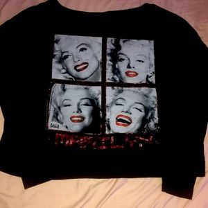 Crop top Marilyn Moore size M Fits Like A Large Worn Once